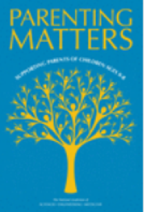 Image of a yellow tree with the words Parenting Matters