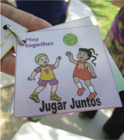 Image of solutions kit card reading play together