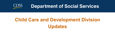 Featured image for "Child Care and Development Division Updates"